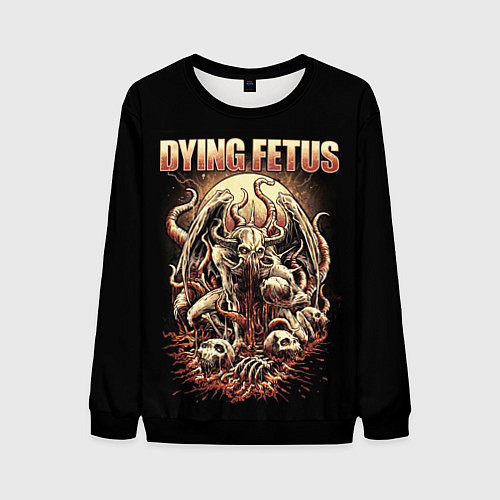 Мужской свитшот Dying Fetus / 3D-Черный – фото 1