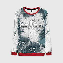 Свитшот мужской CS GO - Контра, цвет: 3D-красный