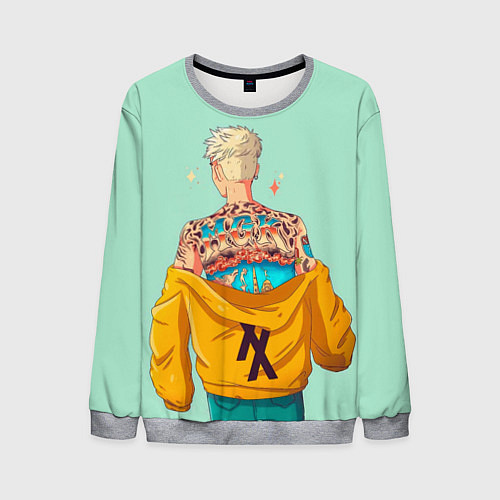 Мужской свитшот МГК / 3D-Меланж – фото 1