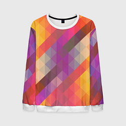 Свитшот мужской Vivid gradient, цвет: 3D-белый