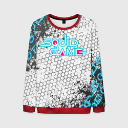Свитшот мужской Игра в кальмара, цвет: 3D-красный