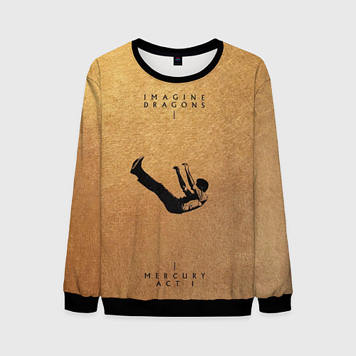 Мужской свитшот Mercury Act 1 - Imagine Dragons / 3D-Черный – фото 1