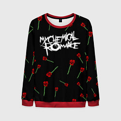 Свитшот мужской MY CHEMICAL ROMANCE РОЗЫ MCR ROSES, цвет: 3D-красный