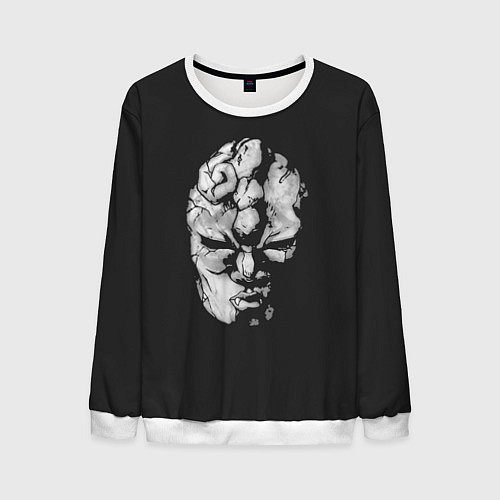 Мужской свитшот Каменная маска Джо Джо / 3D-Белый – фото 1