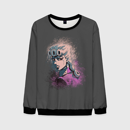 Мужской свитшот Giorno Giovanna Paints / 3D-Черный – фото 1