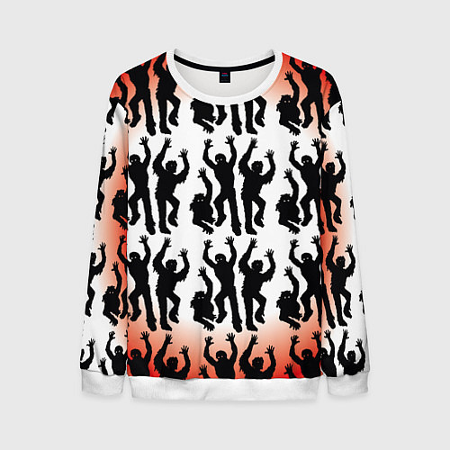 Мужской свитшот HORROR Z / 3D-Белый – фото 1