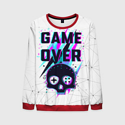 Свитшот мужской Game OVER - NEON 3D, цвет: 3D-красный