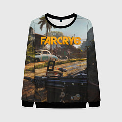 Свитшот мужской Far Cry 6 game art, цвет: 3D-черный