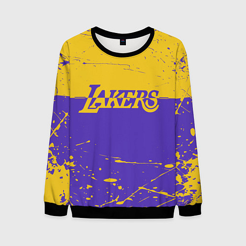 Мужской свитшот Kobe Bryant - Los Angeles Lakers - NBA / 3D-Черный – фото 1