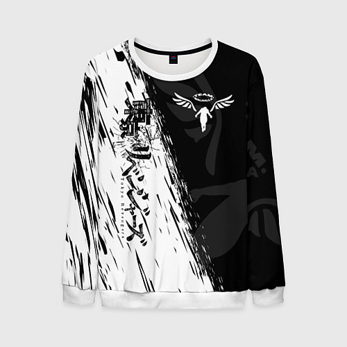 Мужской свитшот ТОКИЙСКИЕ МСТИТЕЛИ WALHALLA КЛАН / 3D-Белый – фото 1