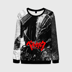 Свитшот мужской BERSERK ЧБ БЕРСЕРК, цвет: 3D-черный