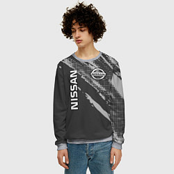 Свитшот мужской Nissan Car Ниссан, цвет: 3D-меланж — фото 2