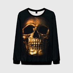 Свитшот мужской Gold Skull, цвет: 3D-черный