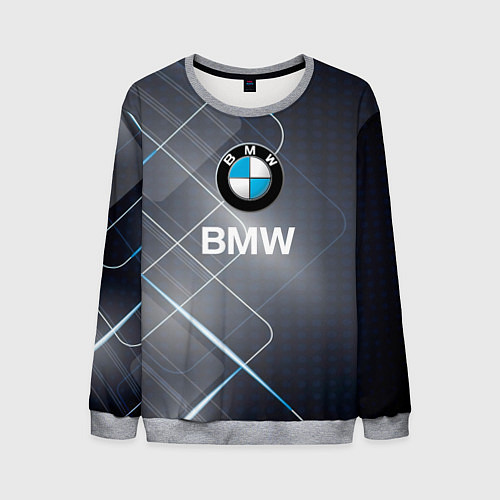 Мужской свитшот BMW Logo / 3D-Меланж – фото 1