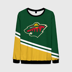 Свитшот мужской Minnesota Wild NHL, цвет: 3D-черный