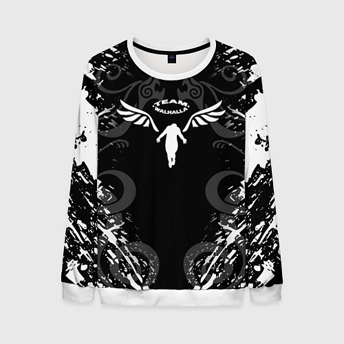Мужской свитшот WALHALLA TEAM TOKYO REVENGERS DRAGON TATTOO / 3D-Белый – фото 1