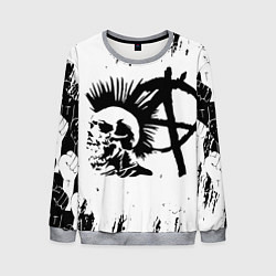 Мужской свитшот Анархия гражданская оборона