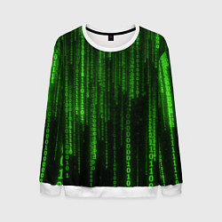 Мужской свитшот Матрица двоичный код