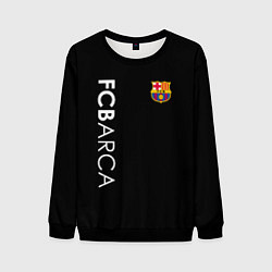 Свитшот мужской FC BARCA BLACK STYLE, цвет: 3D-черный