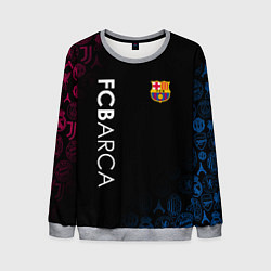 Свитшот мужской FC BARCA CHEMPION, цвет: 3D-меланж