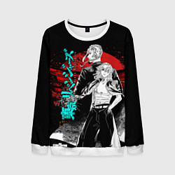 Свитшот мужской МАЙКИ ТОЙКИЙСКИЕ МСТИТЕЛИ НЕОН ЛОГО, цвет: 3D-белый