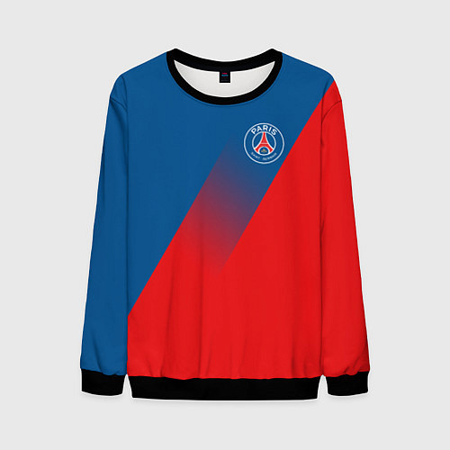 Мужской свитшот PSG GRADIENT SPORT UNIFORM / 3D-Черный – фото 1