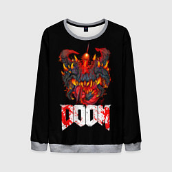 Свитшот мужской Какодемон Cacodemon Doom, цвет: 3D-меланж