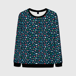 Мужской свитшот Christmas Background