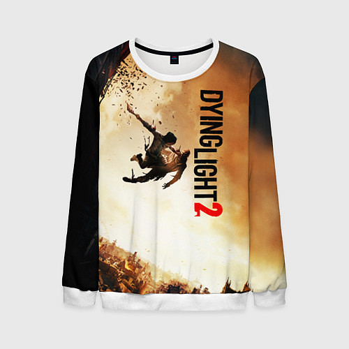 Мужской свитшот DYING LIGHT 2 НОВЫЙ МИР / 3D-Белый – фото 1