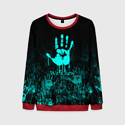 Свитшот мужской WE KNOW NEON LOGO, цвет: 3D-красный