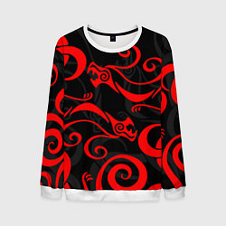 Свитшот мужской ДРАКОН ДРАКЕНА ТОКИЙСИКИЕ МСТИТЕЛИ, цвет: 3D-белый