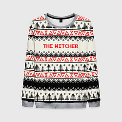 Свитшот мужской Свитер The Witcher, цвет: 3D-меланж