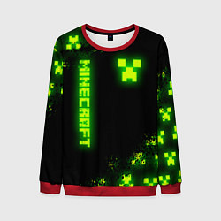 Мужской свитшот MINECRAFT NEON LOGO CREEPER