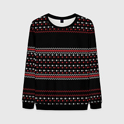 Мужской свитшот НОВОГОДНИЙ ПАТТЕРН SWEATER