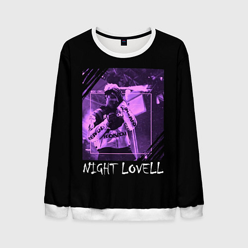 Мужской свитшот Night Lovell Art / 3D-Белый – фото 1