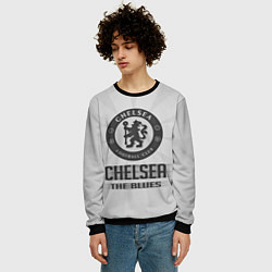 Свитшот мужской Chelsea FC Graphite Theme, цвет: 3D-черный — фото 2