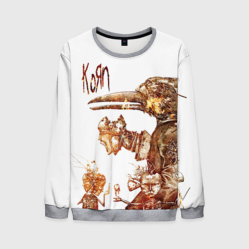 Мужской свитшот Untitled - Korn / 3D-Меланж – фото 1