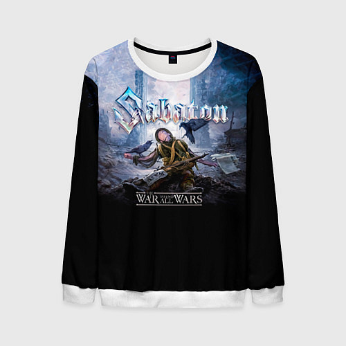 Мужской свитшот The War to End All Wars - Sabaton / 3D-Белый – фото 1