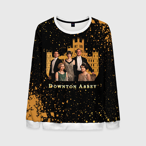 Мужской свитшот Аббатство Даунтон Downton Abbey / 3D-Белый – фото 1