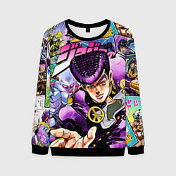 Свитшот мужской JoJos Bizarre Adventure: Josuke, цвет: 3D-черный