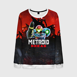 Мужской свитшот Metroid Dread Самус Аран