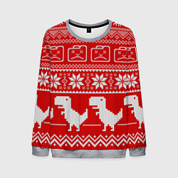 Мужской свитшот Вязаный принт