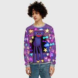 Свитшот мужской POPPY PLAYTIME - МИЛЫЙ ХАГГИ ВАГГИ, цвет: 3D-меланж — фото 2