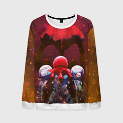 Свитшот мужской Robo Fight Metroid Dread, цвет: 3D-белый