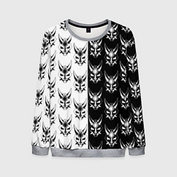 Свитшот мужской GENSHIN IMPACT XIAO MASK ГЕНШИН ИМПАКТ СЯО МАСКА, цвет: 3D-меланж