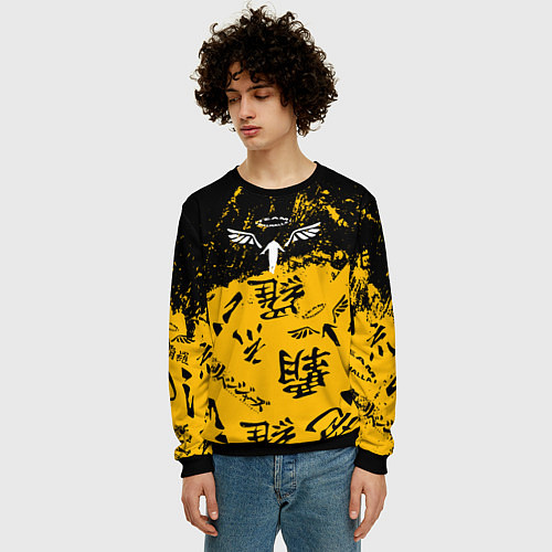 Мужской свитшот Паттерн Tokyo Revengers / 3D-Черный – фото 3