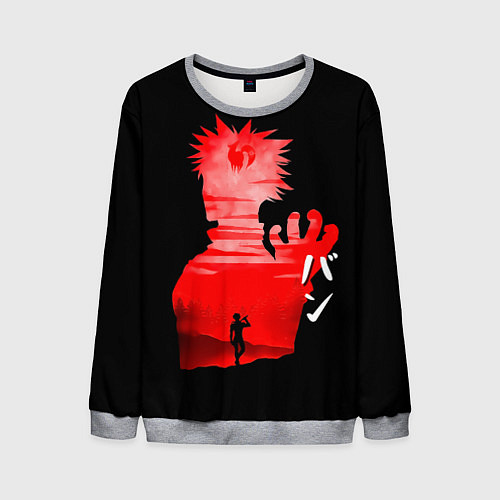 Мужской свитшот Бан 7 смертных грехов / 3D-Меланж – фото 1