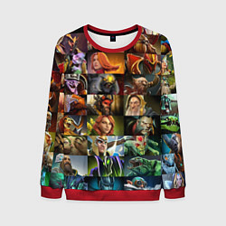 Свитшот мужской HEROES DOTA 2 ПЕРСОНАЖИ ДОТА 2, цвет: 3D-красный