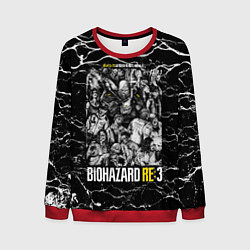 Свитшот мужской Biohazard re3, цвет: 3D-красный