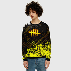 Свитшот мужской Dead by Daylight Неон, цвет: 3D-черный — фото 2